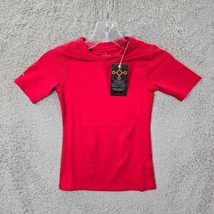 NWT Tommie Copper Red Short Sleeve Shirt Boy’s Size Small Compression TShirt